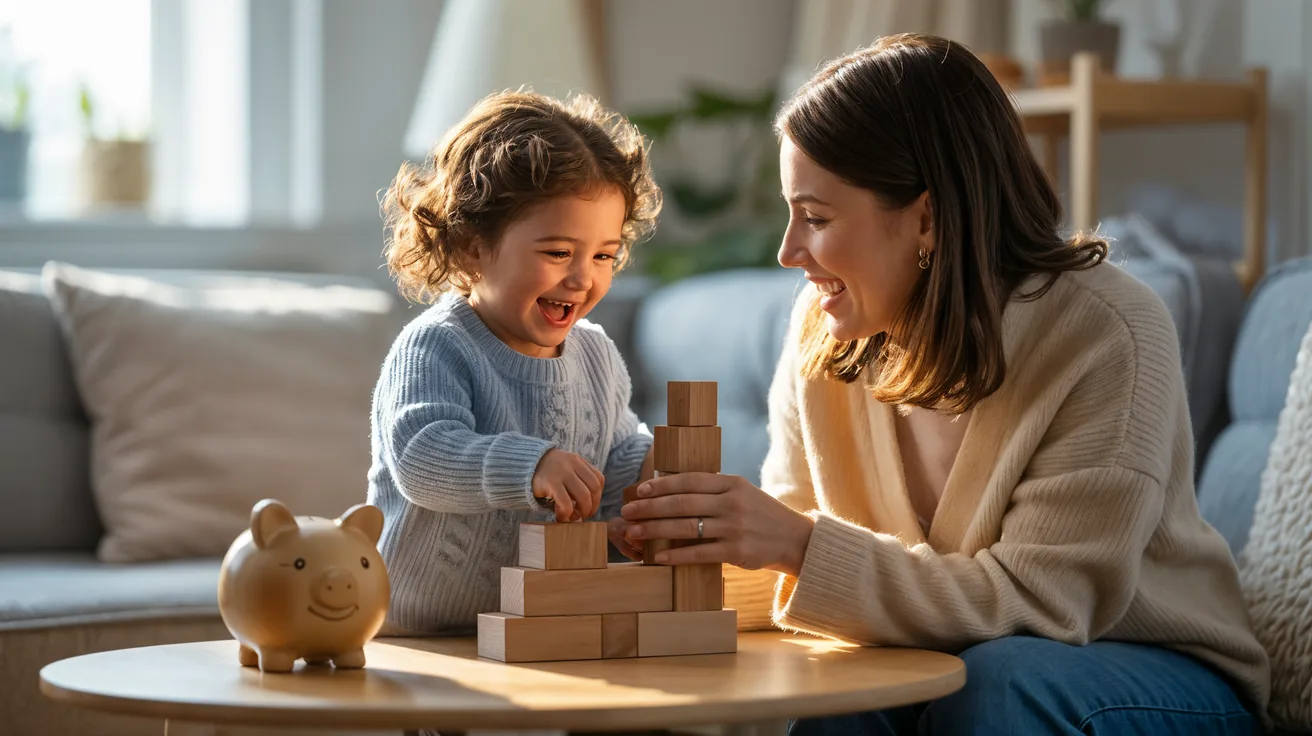 Illustration : Combien coûte d’élever un enfant ? — image générée par IA